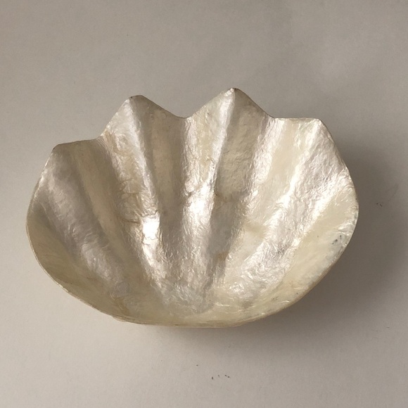 NEW Capiz shell jewelry or soap dish - Picture 1 of 3